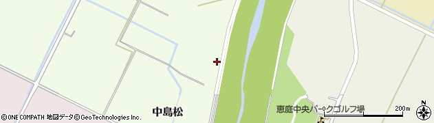 北海道恵庭市中島松322周辺の地図