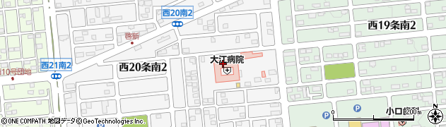 大江病院（博仁会）周辺の地図