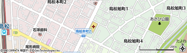 ラルズマート島松店周辺の地図