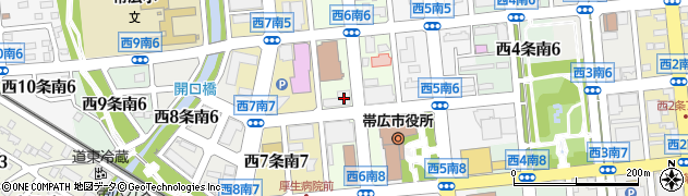 チュウケイ株式会社帯広支社周辺の地図