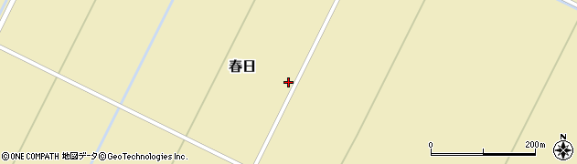 北海道恵庭市春日301周辺の地図