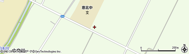 北海道恵庭市中島松257周辺の地図