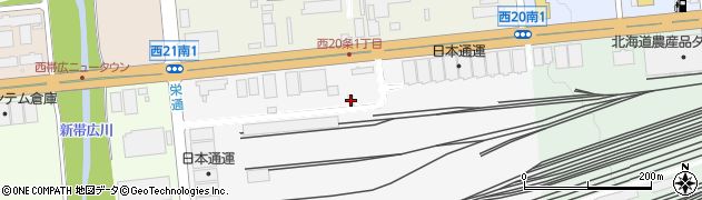 旭川通運株式会社帯広営業所周辺の地図