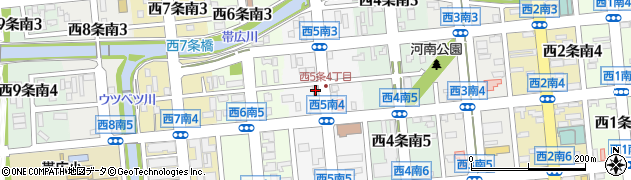 株式会社ティーケーコーポレーション帯広東光支店周辺の地図