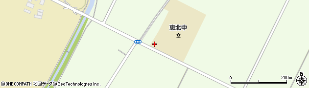 北海道恵庭市中島松230周辺の地図