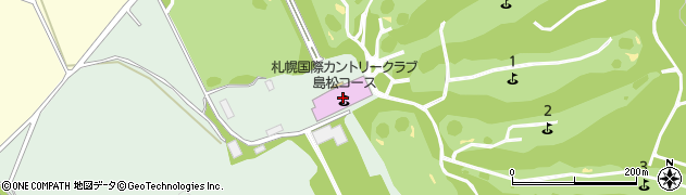 株式会社島松ゴルフ場　コース管理周辺の地図
