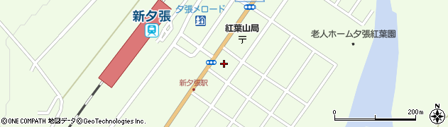 北海道夕張市紅葉山75周辺の地図
