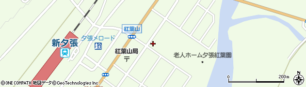 北海道夕張市紅葉山555周辺の地図