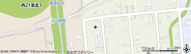 松岡満運輸株式会社　帯広主管支店周辺の地図