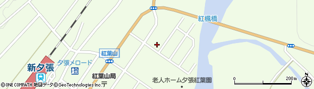 北海道夕張市紅葉山576周辺の地図