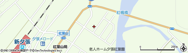 北海道夕張市紅葉山179周辺の地図