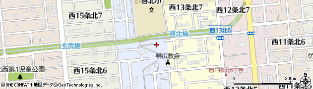 伏古別川公園周辺の地図