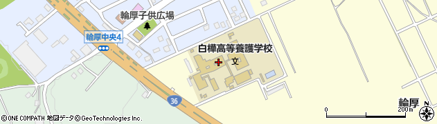 北海道白樺高等養護学校周辺の地図