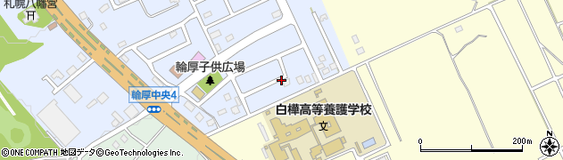 北海道北広島市輪厚中央3丁目12周辺の地図