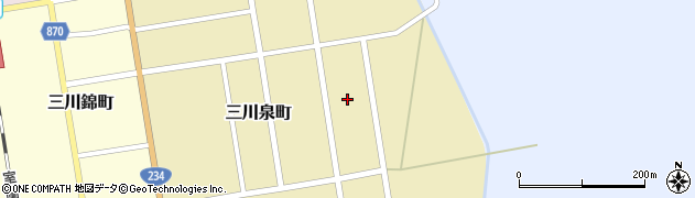 由仁町役場保育所　三川保育園周辺の地図