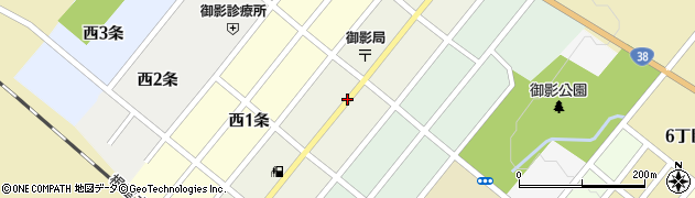 北海道清水町（上川郡）御影本通周辺の地図