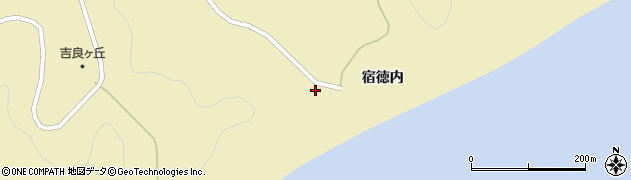 北海道釧路町（釧路郡）昆布森村（宿徳内）周辺の地図