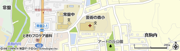 北海道札幌市南区常盤２条3丁目周辺の地図