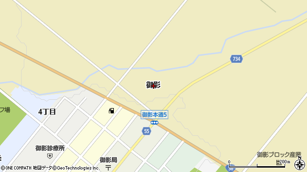 〒089-0357 北海道上川郡清水町御影の地図