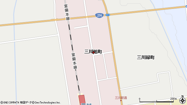 〒069-1133 北海道夕張郡由仁町三川旭町の地図