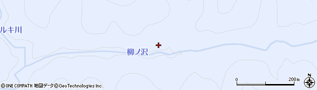 柳ノ沢周辺の地図