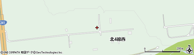 北海道音更町（河東郡）然別（北４線西）周辺の地図
