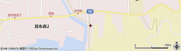 古沢漁業部周辺の地図