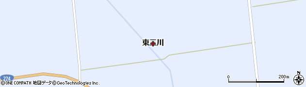 北海道由仁町（夕張郡）東三川周辺の地図