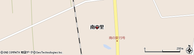 北海道北広島市南の里周辺の地図
