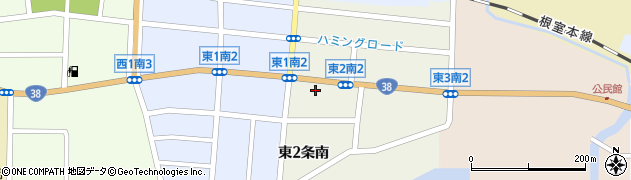北海道銀行白糠支店周辺の地図