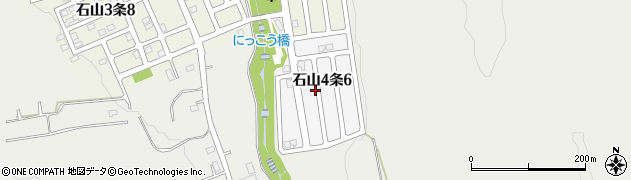 北海道札幌市南区石山４条周辺の地図