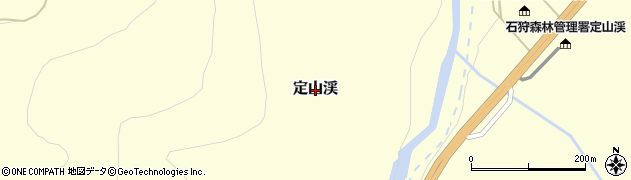 北海道札幌市南区定山渓周辺の地図