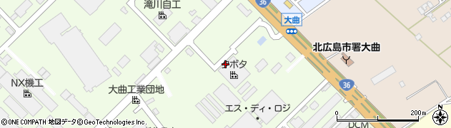 ケービーエスクボタ株式会社札幌物流センター周辺の地図