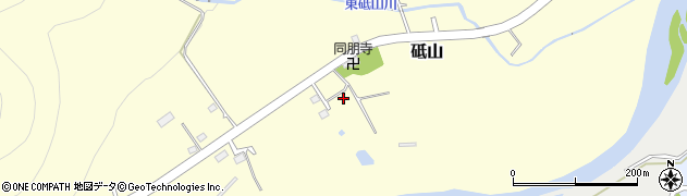 北海道札幌市南区砥山61周辺の地図