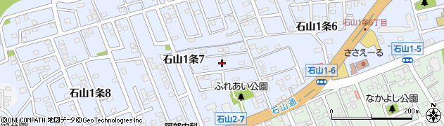 北海道札幌市南区石山１条7丁目4周辺の地図