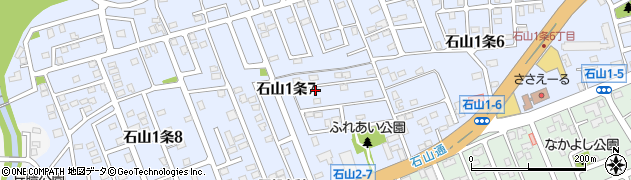 北海道札幌市南区石山１条7丁目4-22周辺の地図
