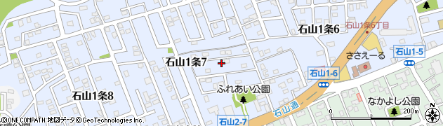 北海道札幌市南区石山１条7丁目4-26周辺の地図