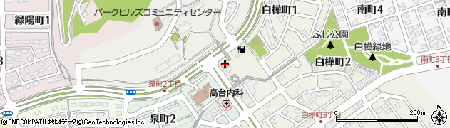 セイコーマート北広島白樺店周辺の地図