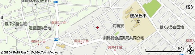 興津2丁目3号公園周辺の地図