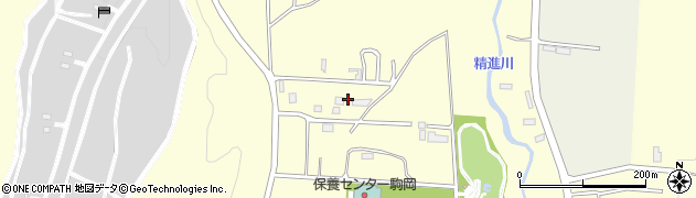 北海道札幌市南区真駒内624周辺の地図