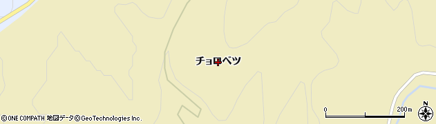 北海道釧路町（釧路郡）昆布森村（チョロベツ）周辺の地図