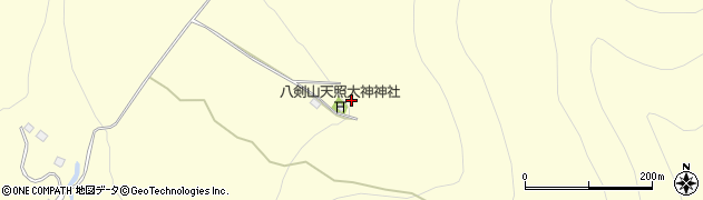 北海道札幌市南区砥山166周辺の地図