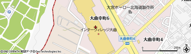 スーパーアークス大曲店周辺の地図