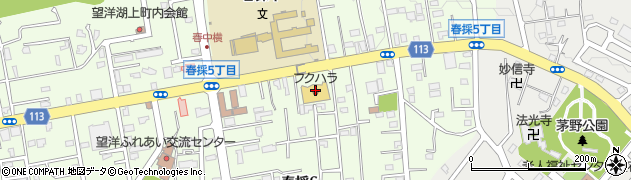 フクハラ春採店周辺の地図
