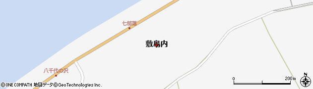 北海道岩内町（岩内郡）敷島内周辺の地図