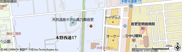音更町民斎場周辺の地図