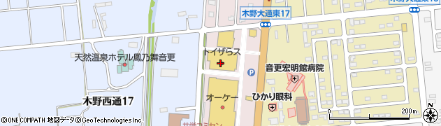 トイザらス帯広音更店周辺の地図