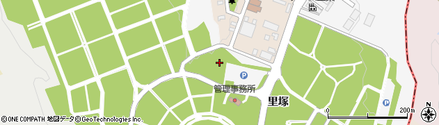 北海道札幌市清田区里塚周辺の地図