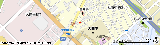 セブンイレブン北広島大曲中央店周辺の地図