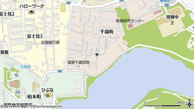 〒085-0825 北海道釧路市千歳町の地図